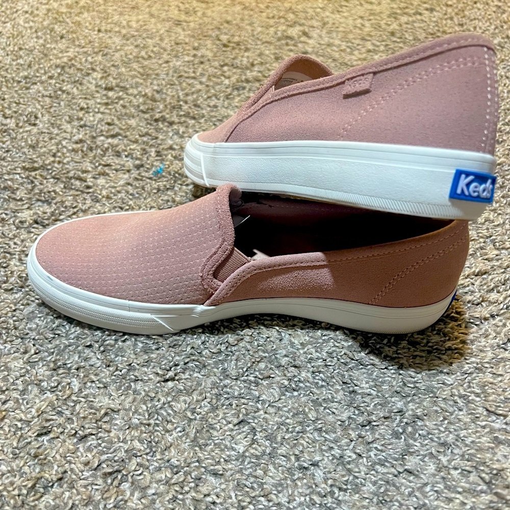 Keds Slip-On Sneakers in Dusty Rose Pink